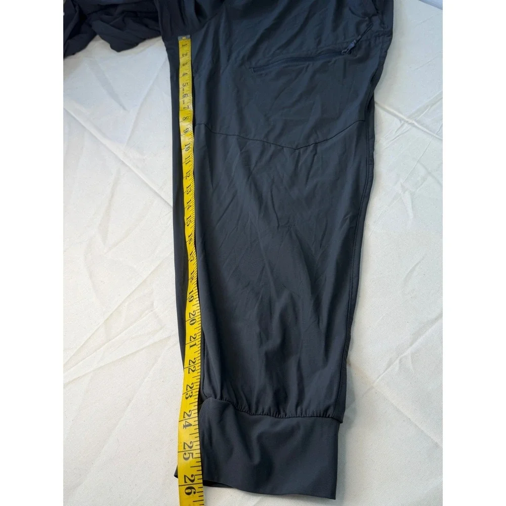 Baleaf Mens Gray Technical Cargo Athletic Joggers Zipper Pockets XL